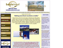 Tablet Screenshot of baryiatravel.com